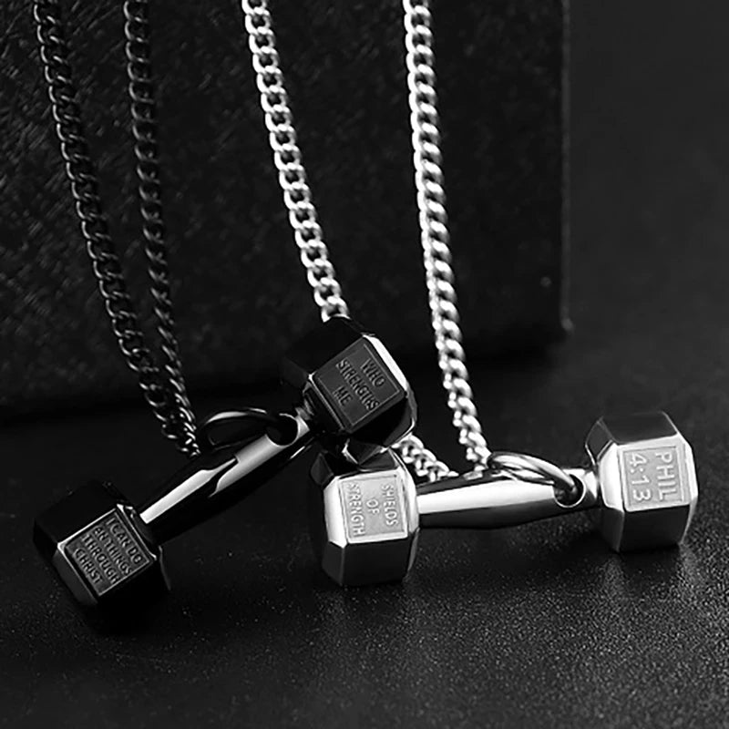 Onnuto Dumbbell Pendant Necklace