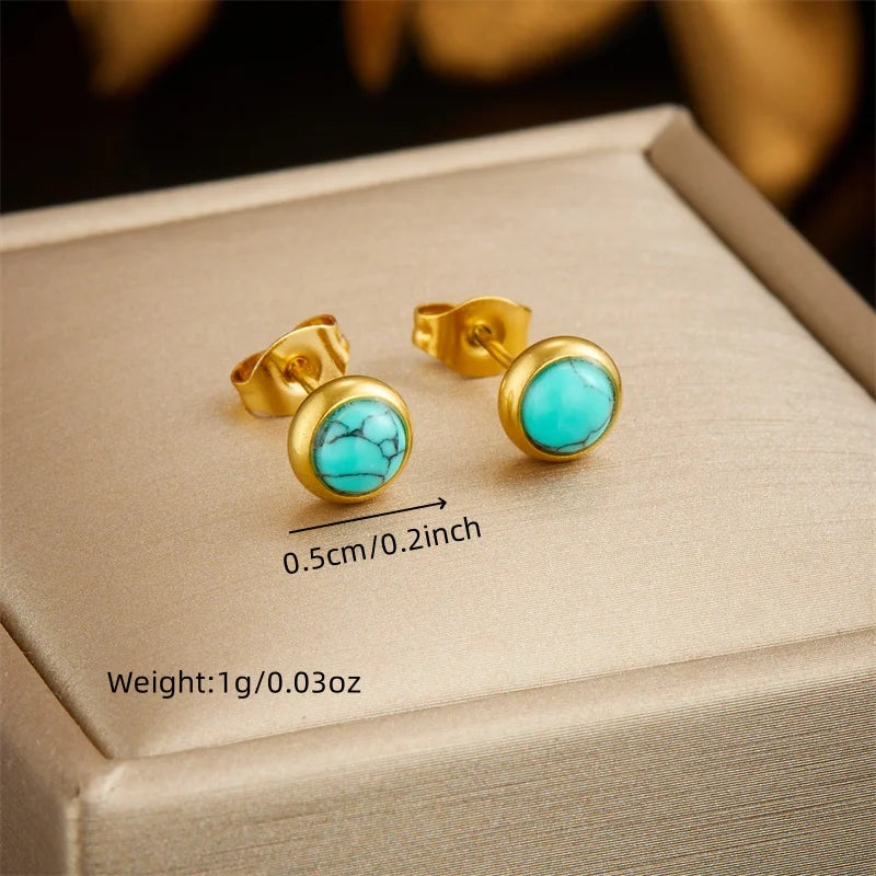 DIEYURO Turquoise Set