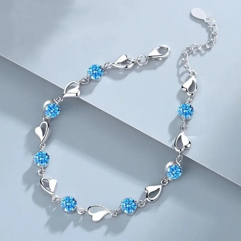 Blue Crystal Bracelet