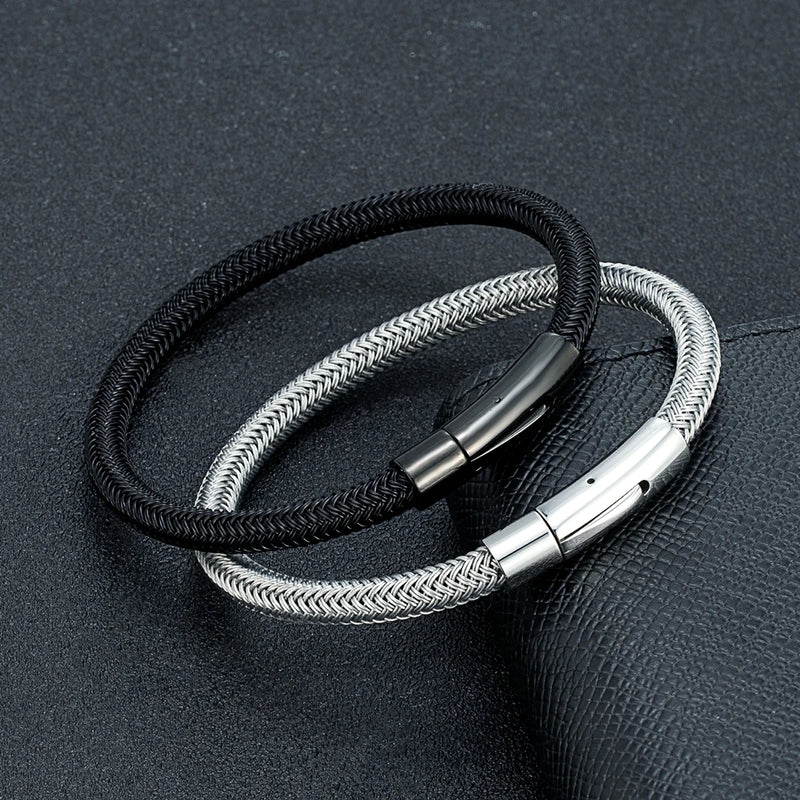 Minimalist Steel Wire Bracelet