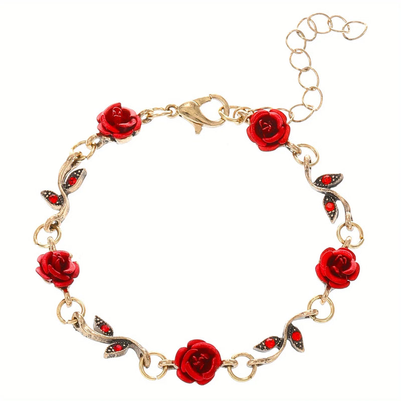 Rose Flower Bracelet