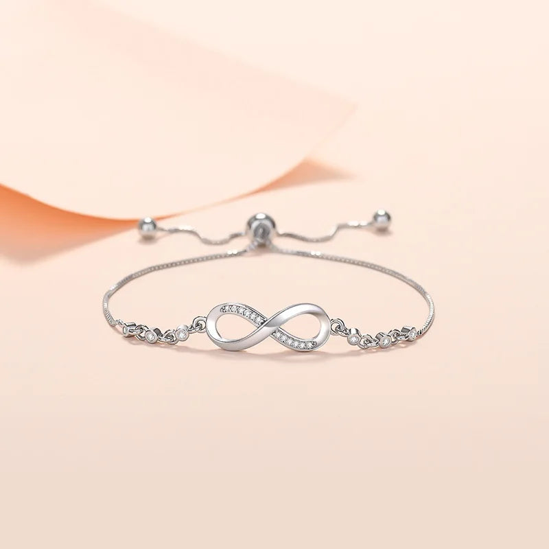 Crystal Infinity Bracelet