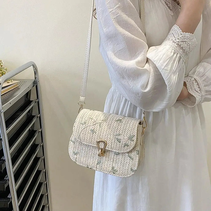 Woven Saddle Bag