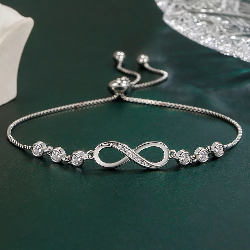 Crystal Infinity Bracelet