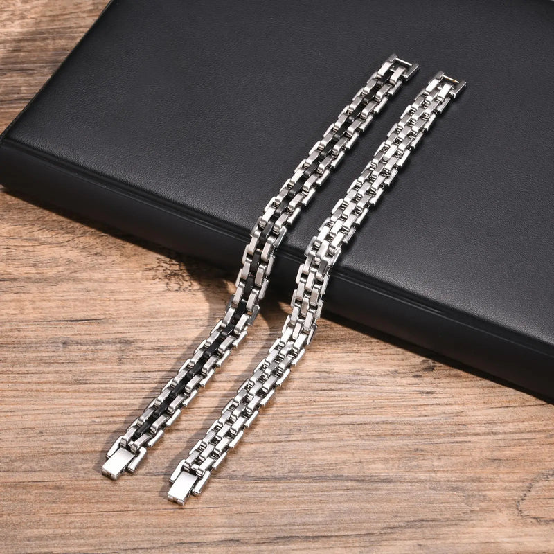 Vnox Shaped Chain Bracelet