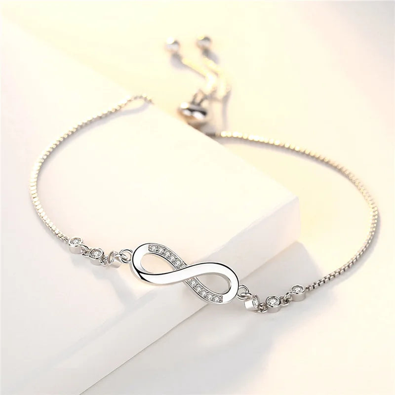 Crystal Infinity Bracelet