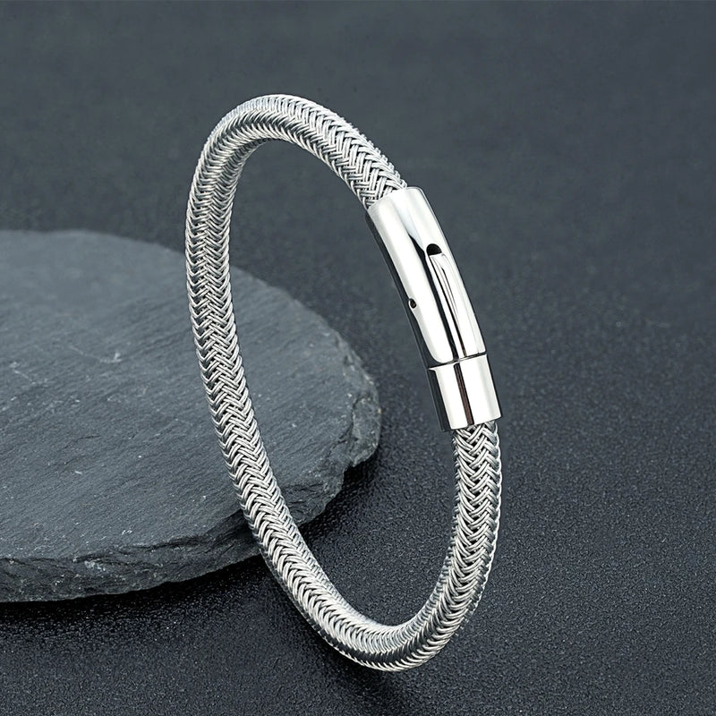 Minimalist Steel Wire Bracelet