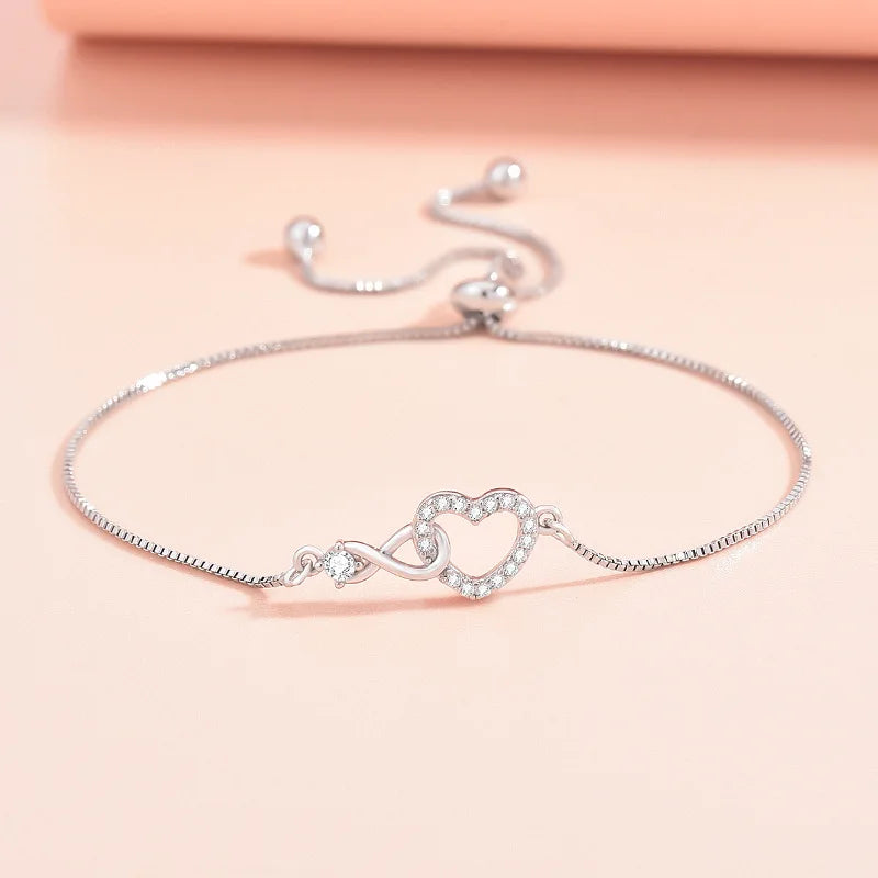 Crystal Heart Bracelet