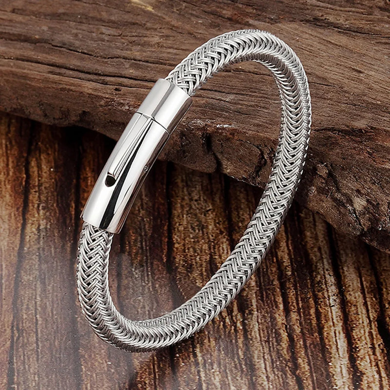 Minimalist Steel Wire Bracelet