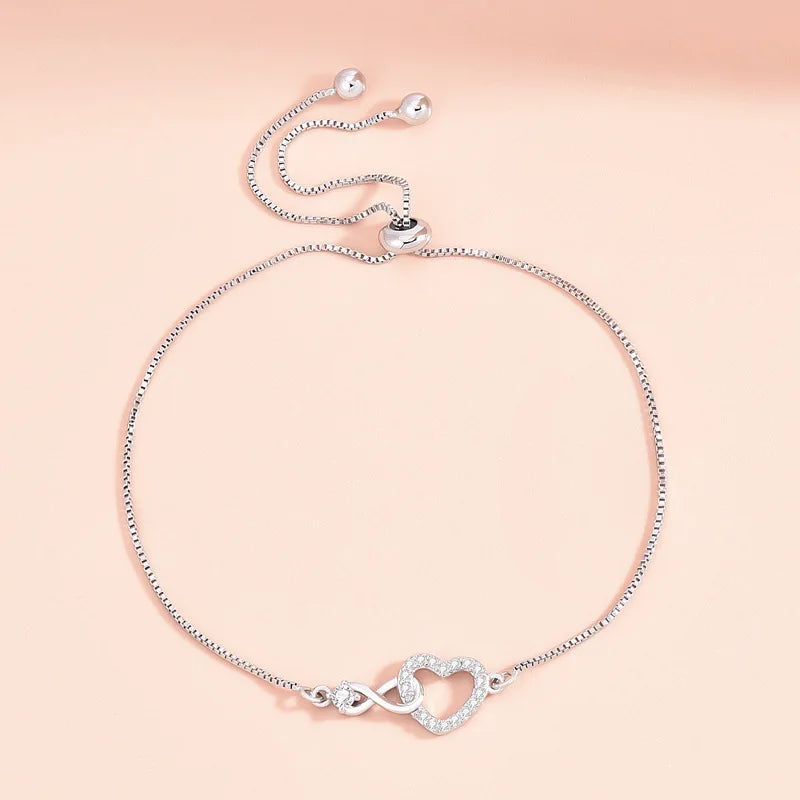 Crystal Heart Bracelet